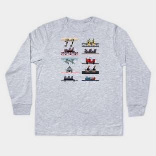 Alton Towers Coaster Car Design Kids Long Sleeve T-Shirt